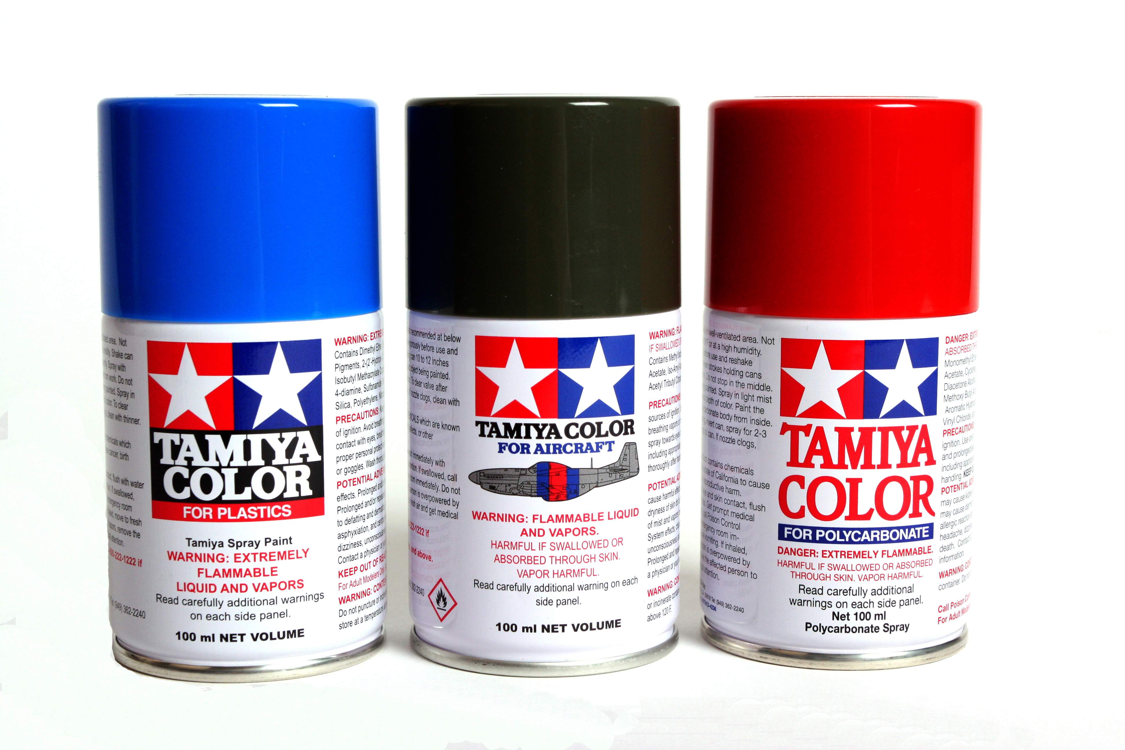 Tamiya Acrylic Spray Paint Colour Chart