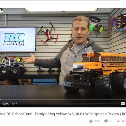 RC Driver Online Options out the Tamiya King Yellow School Bus Kit!