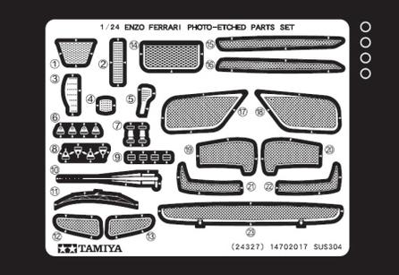 1/24 Enzo Ferrari Pe Parts