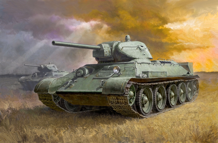 1/48 Russian Tank T34/76