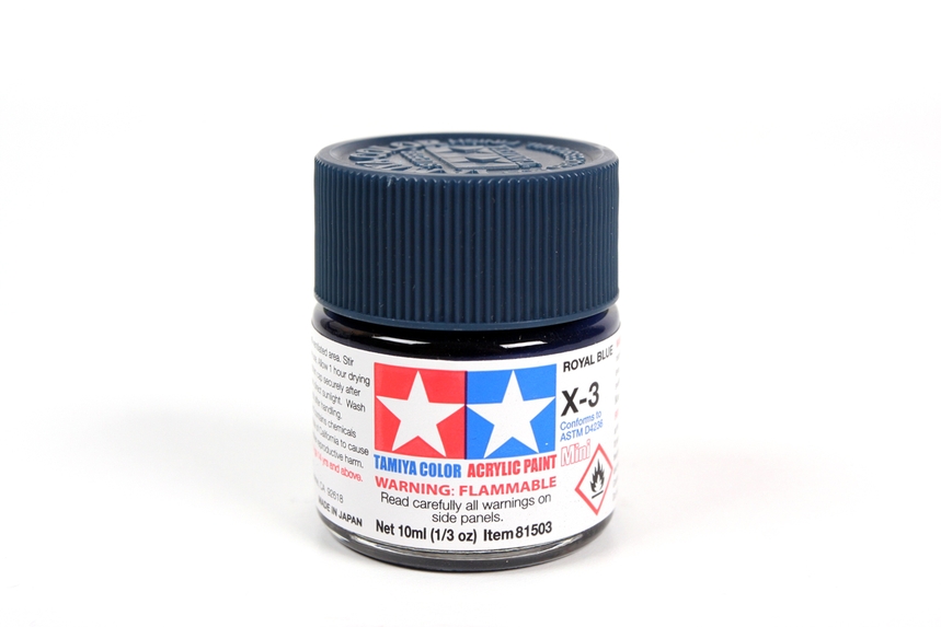 TAMIYA ACRYLIC MINI X-23 CLEAR BLUE 10ml — Ja Ja's Collectables