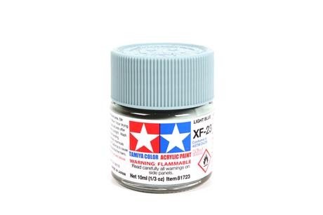 Acrylic Mini Xf-23 Light Blue 10Ml Bottle / Tamiya USA