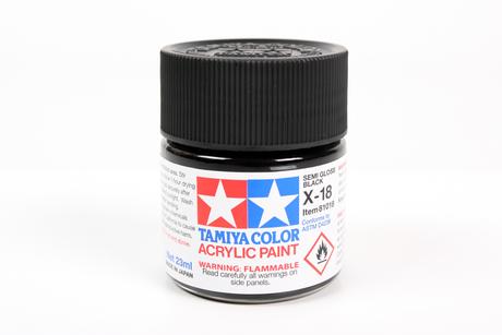 Acrylic X-18 Semi Gloss Black