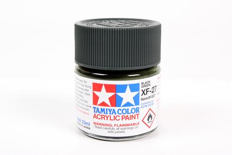 Acrylic Xf-27 Black Green 23Ml Bottle / Tamiya USA