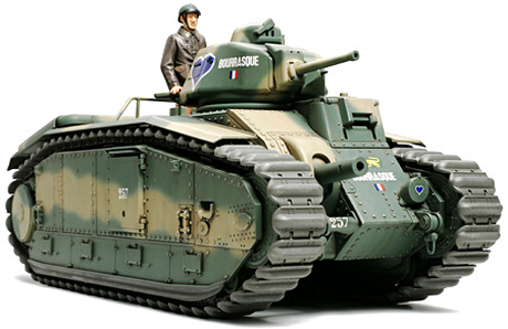 French Battle Tank Char B1 Bis
