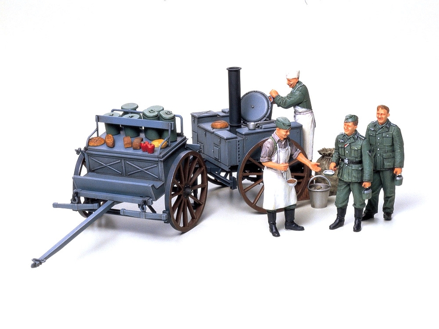 Feldkuche German Field Kitchen Scenery -- Plastic Model Military