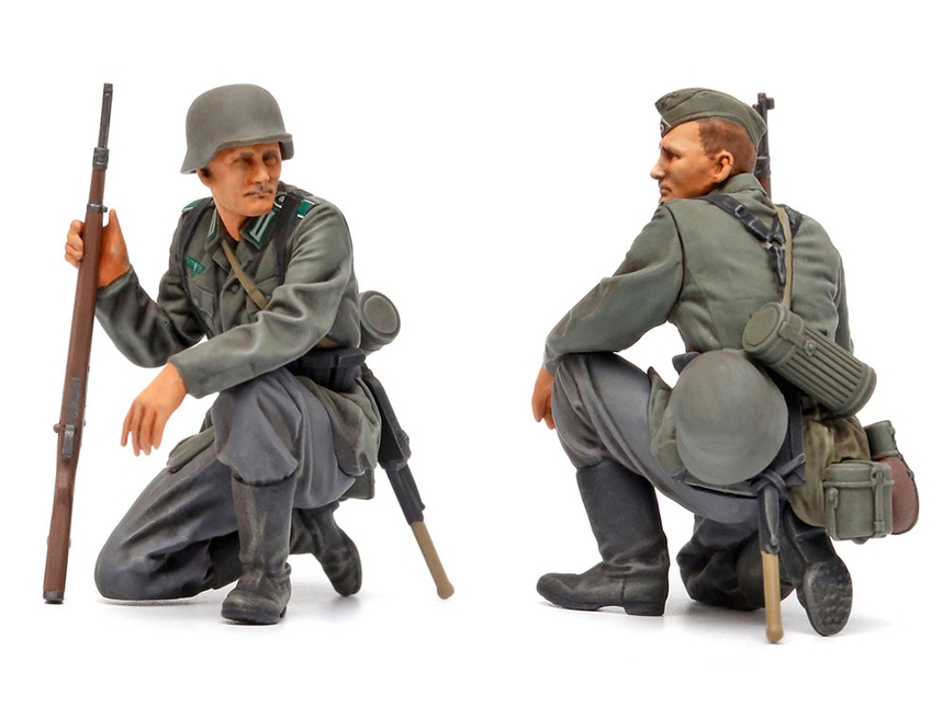 Tamiya 35053 German Mounted Infantry 1:35 Scale Figures - Jacksons Models &  Railways