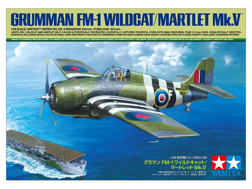 1/48 Tamiya FM-1 Wildcat / Martlet Mk.V - PREORDER