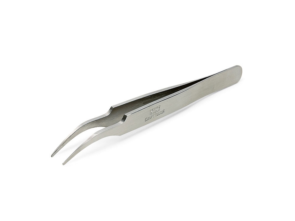 Border Model Curved Tip Model Tweezers