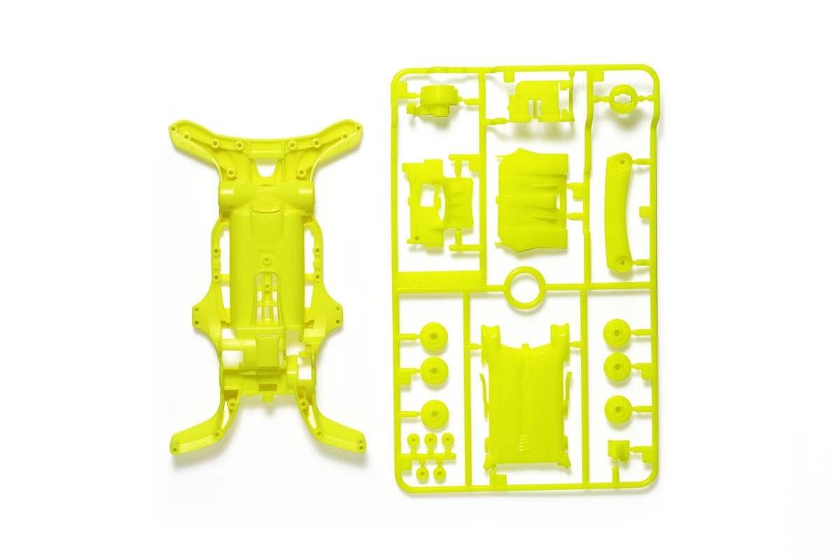 Jr Ar Fluorescent Chassis Yellow / Tamiya USA