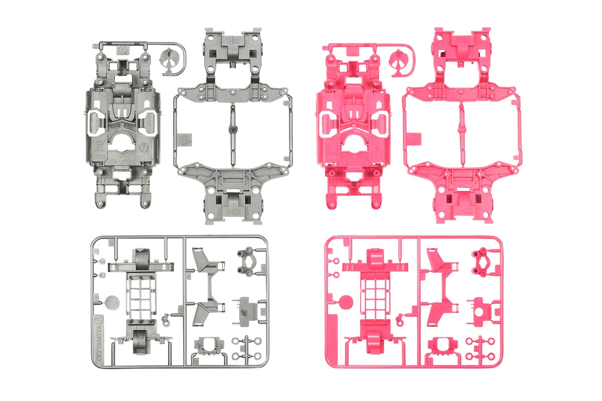 Tamiya 95235 JR MS Chassis Set Silver/Pink / Tamiya USA