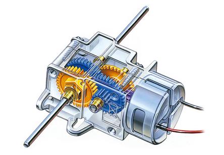 Low Current Motor Gearbox
