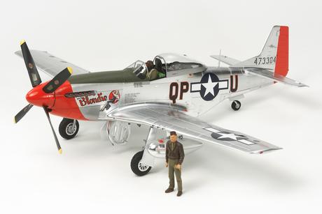 North American P-51D Mustang 1/32 Silver Color Plated / Tamiya USA
