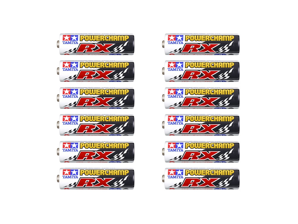 Tamiya 55120 PowerChamp RX Batteries - 12 Pack / Tamiya USA