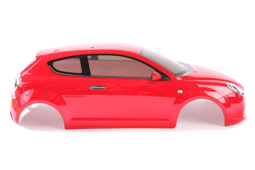Rc Body Set Alfa Romeo Mito Finished Red (L) / Tamiya USA