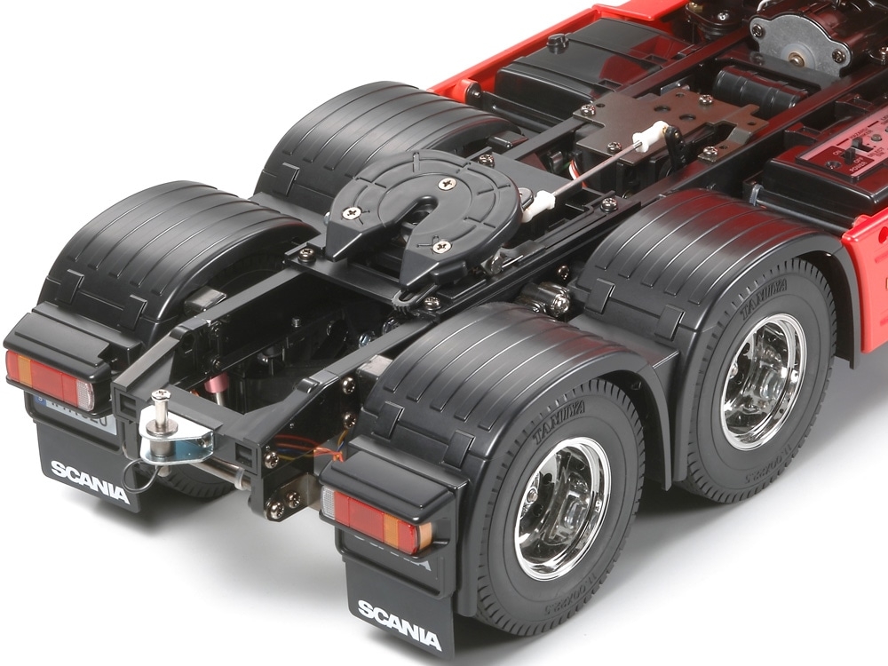 Caminhão de controle remoto Scania streamline e Scania Highline tamiya  caçamba e suspensão a ar 