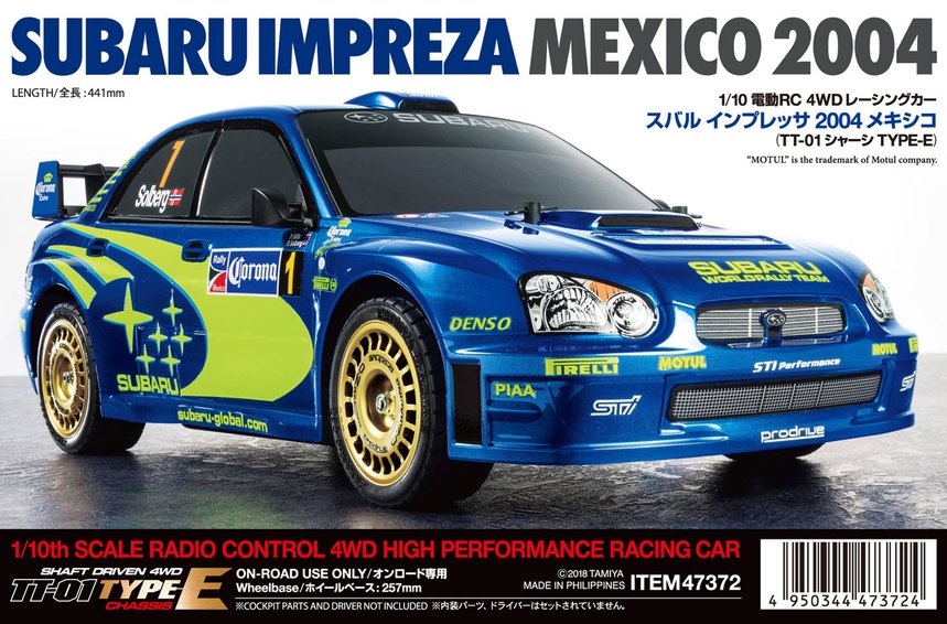 Rc Subaru Impreza Mexico 2004