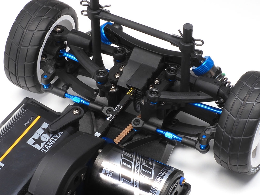 The Tamiya TA series continues to evolve. This iteration, the TA08 PRO, further evolves on-road touring car driving with this hopped-up chassis.