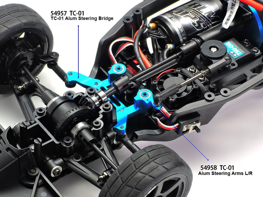 Rc Tc-01 Alum Steering Bridge