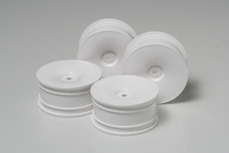 Rc White Dish Wheel 4Pcs