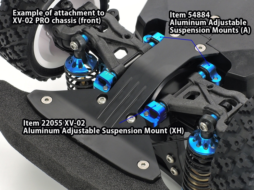 Rc Xv-02 Alum Adjust Sus Mount