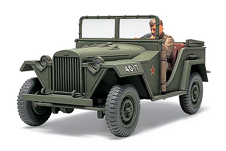 (未使用･未開封品)　タミヤ 1/48 ミリタリーミニチュアシリーズ No.42 ソビエト陸軍 フィールドカー GAZ-67B プラモデル 32542 sdt40b8 Russian Field Car Gaz-67B 1/48 / Tamiya USA