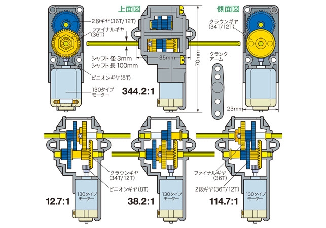 From Japan Fun Tool Series 167 Single Gear Box4-speedtype 70167 Tamiya for sale online 