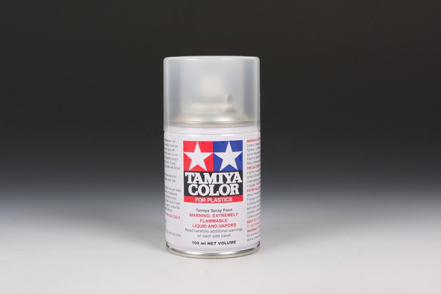 Tamiya 85080 - TS-80 Flat Clear 100mL Spray Can - Midwest Model Railroad