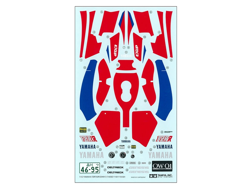 Tamiya Yamaha Fzr750R Ow01 Kit / Tamiya USA